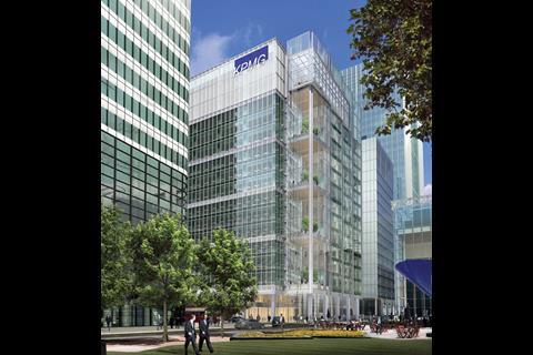 KPMG’s new building at Canary Wharf is just coming up to completion, yet it was designed to comply with the 2010 version of Part L which doesn’t take effect until October. It features  tri-generation for power, heating and cooling which helps it achieve p